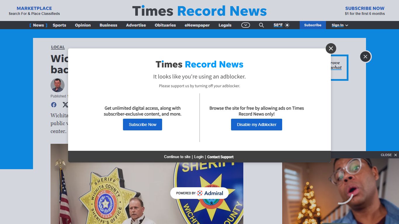 Wichita County inmate mugshots are back online - Times Record News